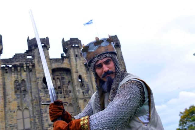 King Arthur played by Bob Harms from the Spamalot tour.