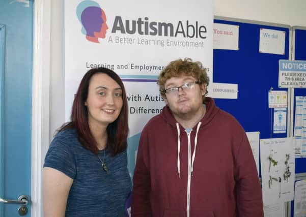 Melissa and Shaun pictured at AutismAble