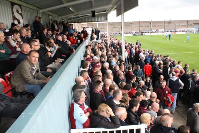 Some of the huge crowd at Mariners Park. Picture by Peter Talbot.