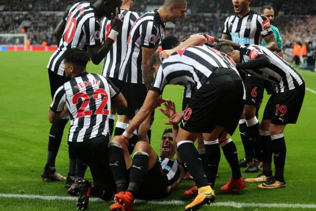 Mikel Merino celebrates his goal