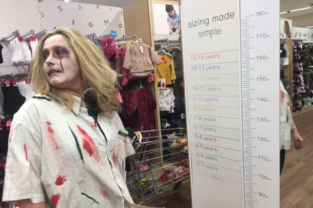 Zombies strike at Jarrow Morrisons.