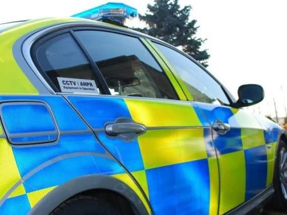 Two police officers were attacked after responding to reports of trouble at a party.