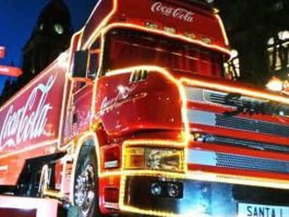 The Coca Cola Christmas truck is coming to the North East.