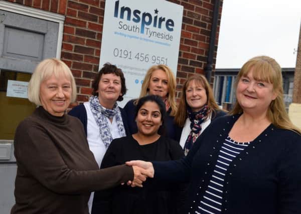 The CVS and Health Net new organisation, Inspire. Front from left Margaret Adams, Health Net and CVS Debbie Carr.
