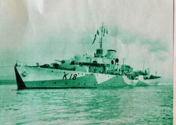 D Day Veteran, Norman Robinson's ship HMS Campanula