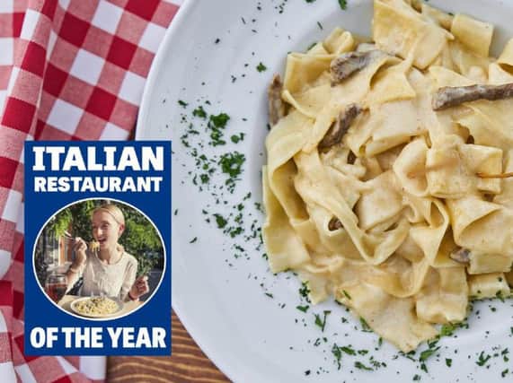 We want to find the Italian restaurant of the year.