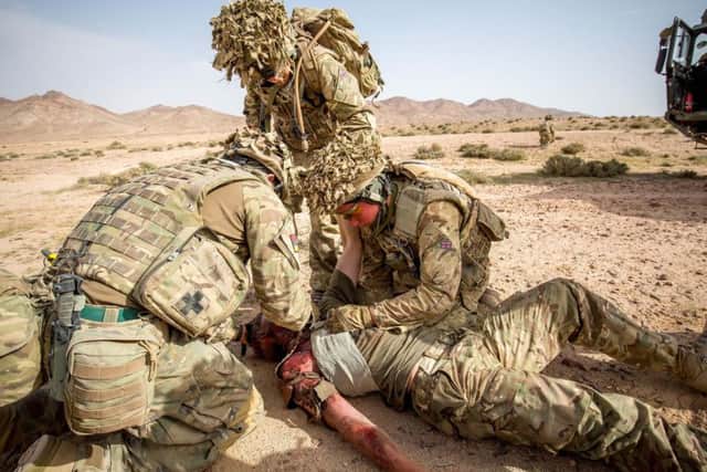 Mr Houston has raised the money for Help for Heroes.