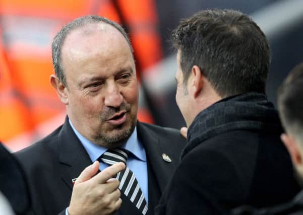 Rafa Benitez and Watford boss Marco Silva