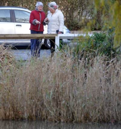 Cleadon residents take over maintenance of Village pond.