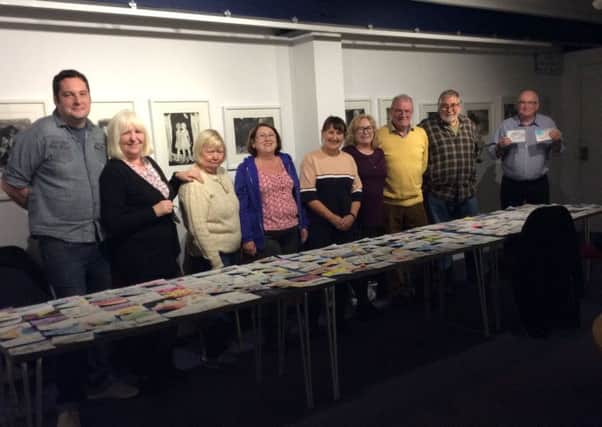 Hundreds of postcards have been created by a group of emerging artists as part of a national project supporting people with dementia, their carers and families.