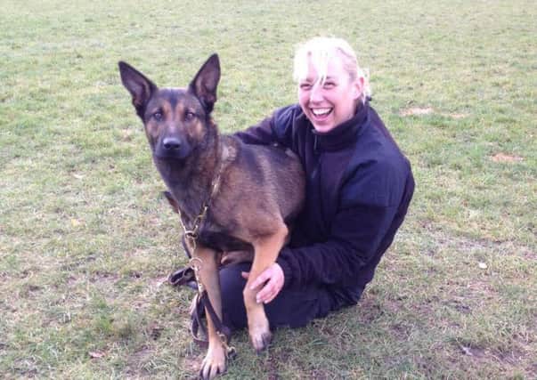 PD Quinn and his handler.