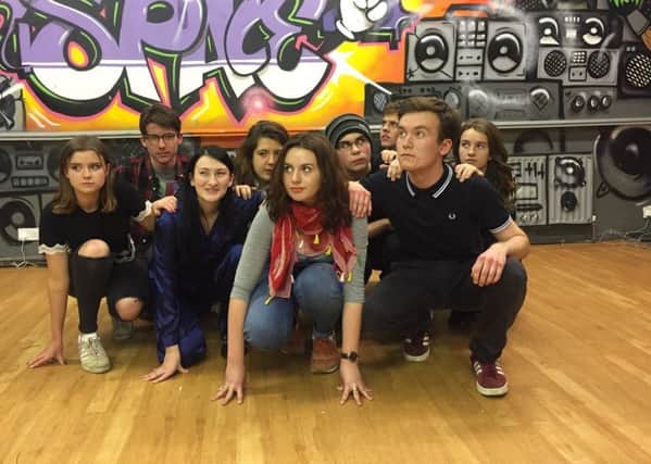The senior group at The Customs House Youth Theatre who are preparing to take part in the National Theatre Connections event.