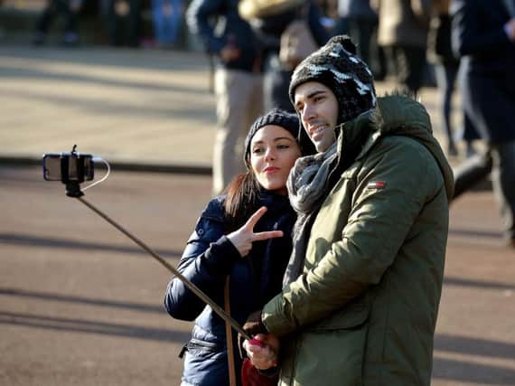 Let me take a selfie.