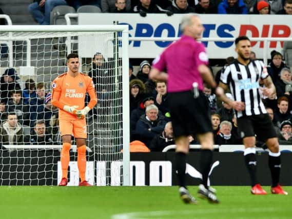 Newcastle keeper Karl Darlow.