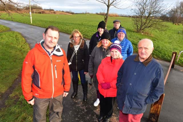 Local residents concerns over building plans on Temple Park.
