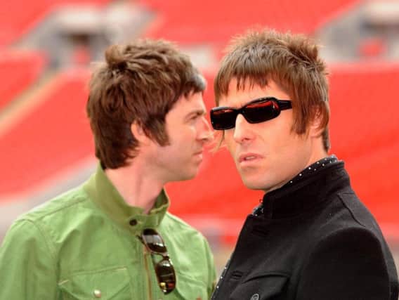 File picture from 2008 of brothers Noel (left) and Liam Gallagher, as the pair have reached a Christmas truce, the younger Oasis brother has revealed. Picture by  Zak Hussein/PA Wire