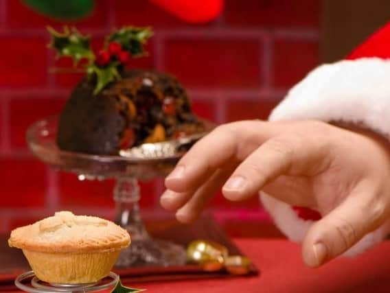 What do you leave out for Santa on Christmas Eve?