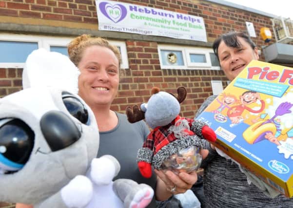Hebburn Helps. From left Angie Comerford and Jo Durkin