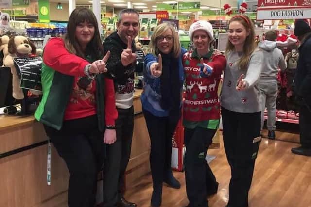 Staff in Pets at Home South Shields.