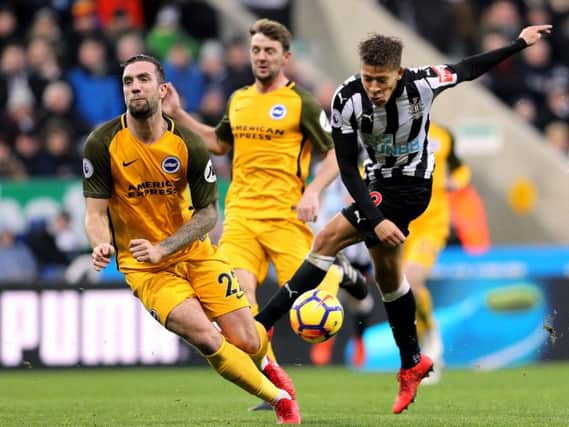 Dwight Gayle, right
