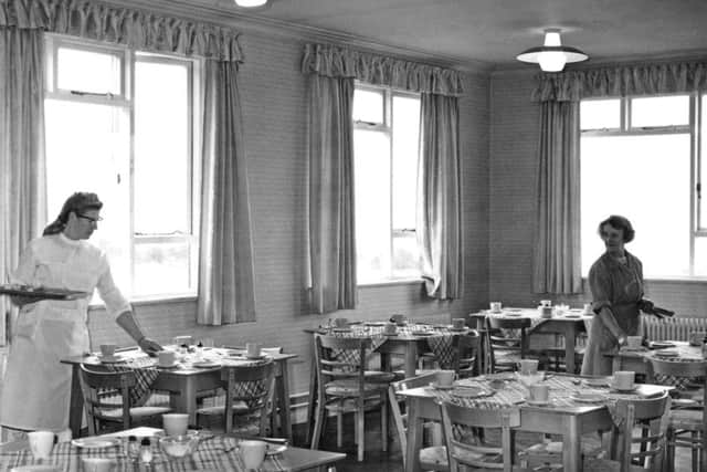 The newly-opened dining room at Boldon House old peoples home.