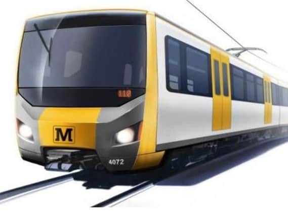 An artist's impression of how new Metro trains may look
