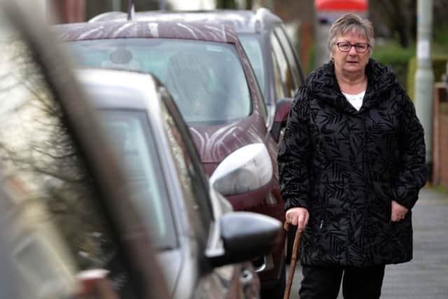 Disables badge holder Anne Wade is still waiting for disabled parking bay.