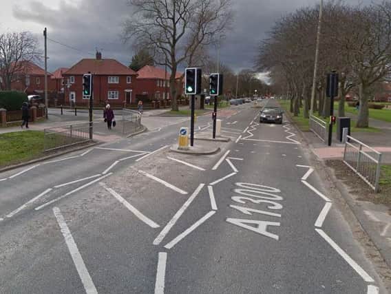 The collision happened at the junction of Prince Edward Road and Forber Avenue. Image copyright Google Maps.