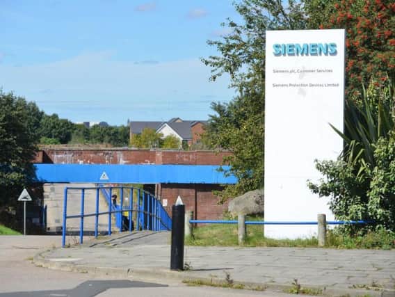 Siemens's Hebburn site.