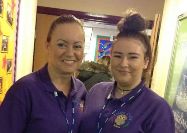 Staff at the newly transformed Ozzie Owls room at St Oswald's CE VA Primary School in Hebburn.