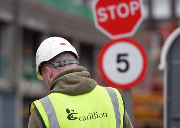 When did Government first realise Carillion was in trouble?