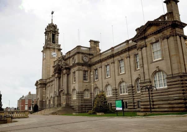 The offence happened at South Shields Town Hall