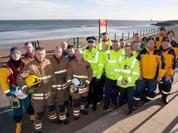 The teams involved in locating a missing nine-year-old boy in Sunderland.