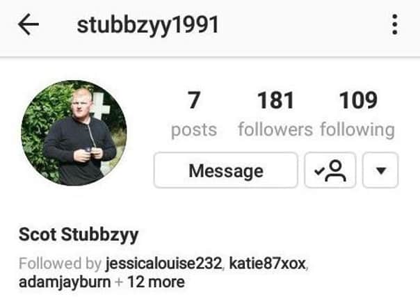 One of the Instagram posts
