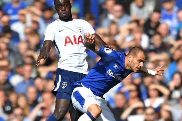 Sandro in action for Everton