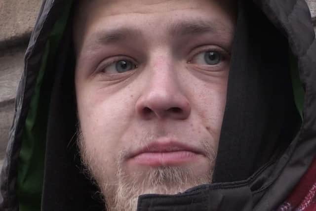 Rough sleeper Alex, 27, who is among the hundreds living on the streets in Westminster, which has the highest number of homeless of any local authority in England.