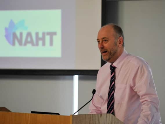 Andy Mellor, vice-president of the National Association of Headteachers.