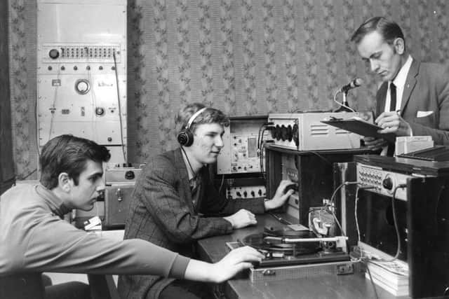 Three young DJs who were broadcasting on Radio TH throughout 1969 and the year before.