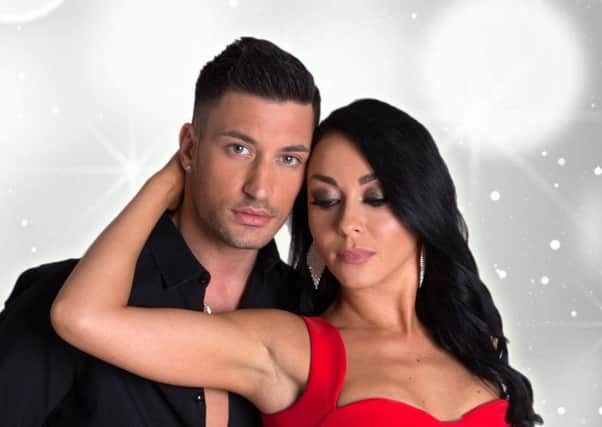 Giovanni Pernice alongside his dance partner, Luba Mushtuk.
