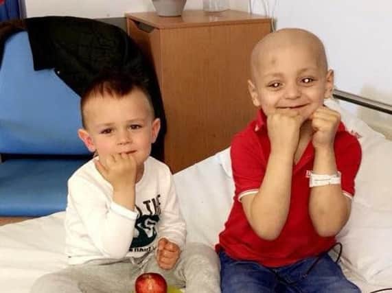 Frankie Sherwood and Bradley Lowery both suffered from childhood cancer neuroblastoma.