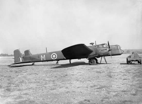 An Armstrong-Whitworth Whitley bomber.
