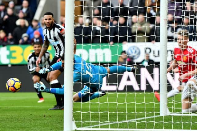 Martin Dubravka makes a save