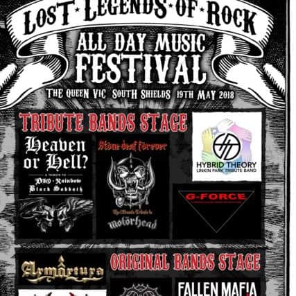 The Lost Legends of Rock Festival coming to South Shields.