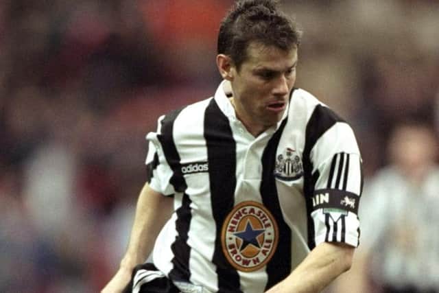 Robert Lee in action for Newcastle United.