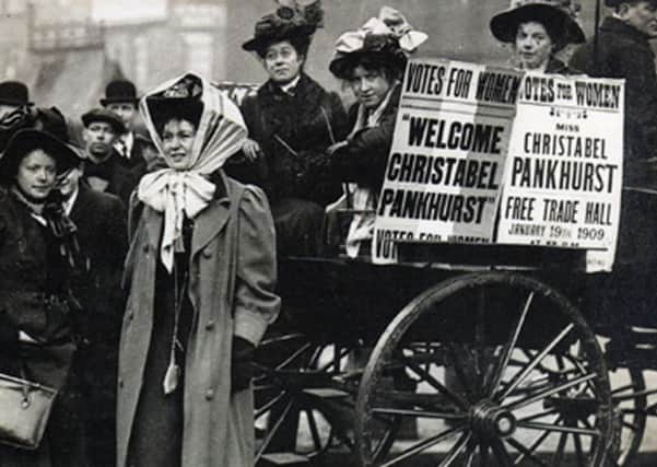 Suffragettes in January 1909.