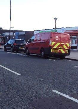Reader pictures of parking in disabled bays in Hebburn.