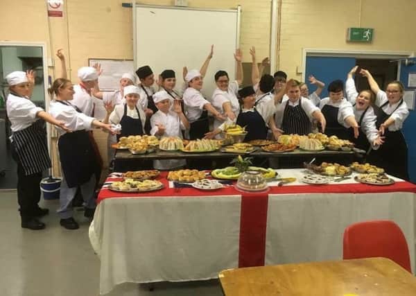 Catering, one of the life skills the Sea Cadets offer to local young people.