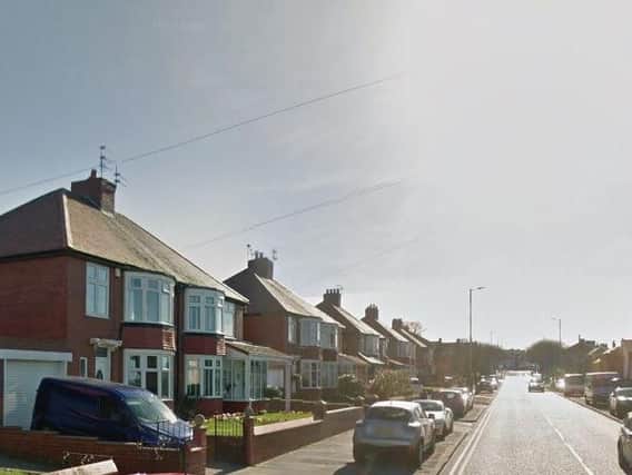 The burglary happened in Mowbray Road, South Shields. Image copyright Google Maps.