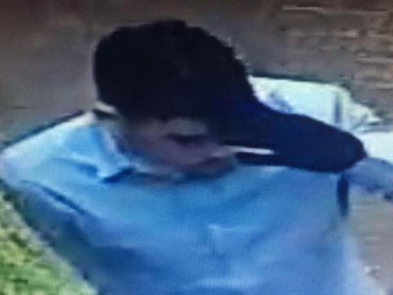 Image of a man police want to talk to in connection with an attempted burglary in South Shields