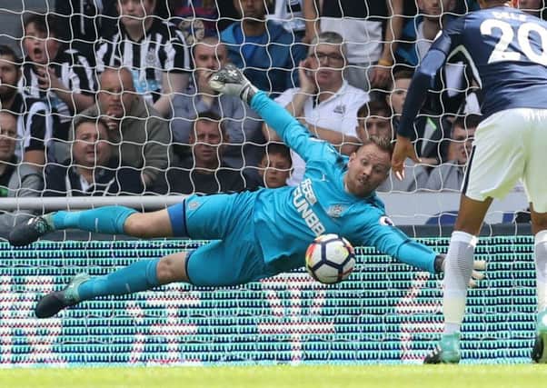 Newcastle United goalkeeper Rob Elliot.